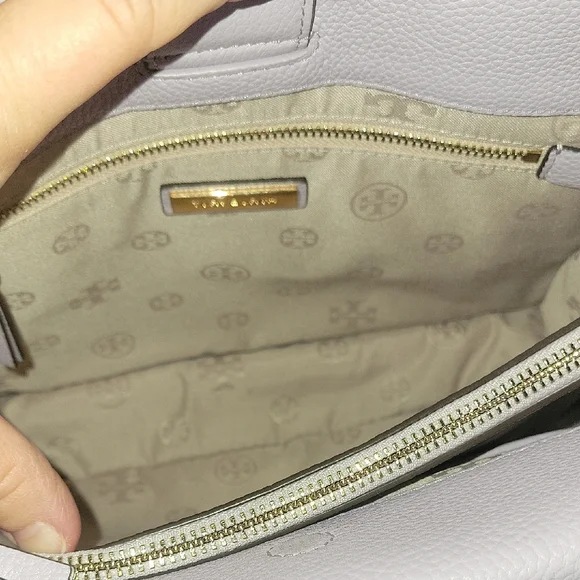 Tory Burch Carter Top Handle Lavender Satchel - Picture 5 of 11